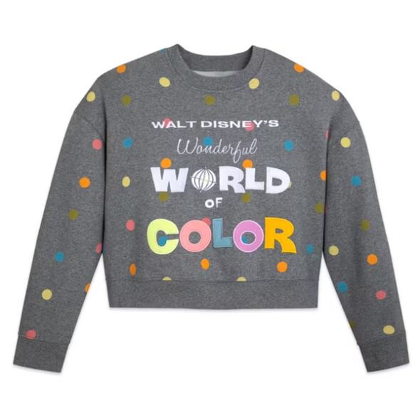 Disney100 Walt Disney's Wonderful World of Color Women's Pullover Sweatshirt 1X - Picture 1 of 5